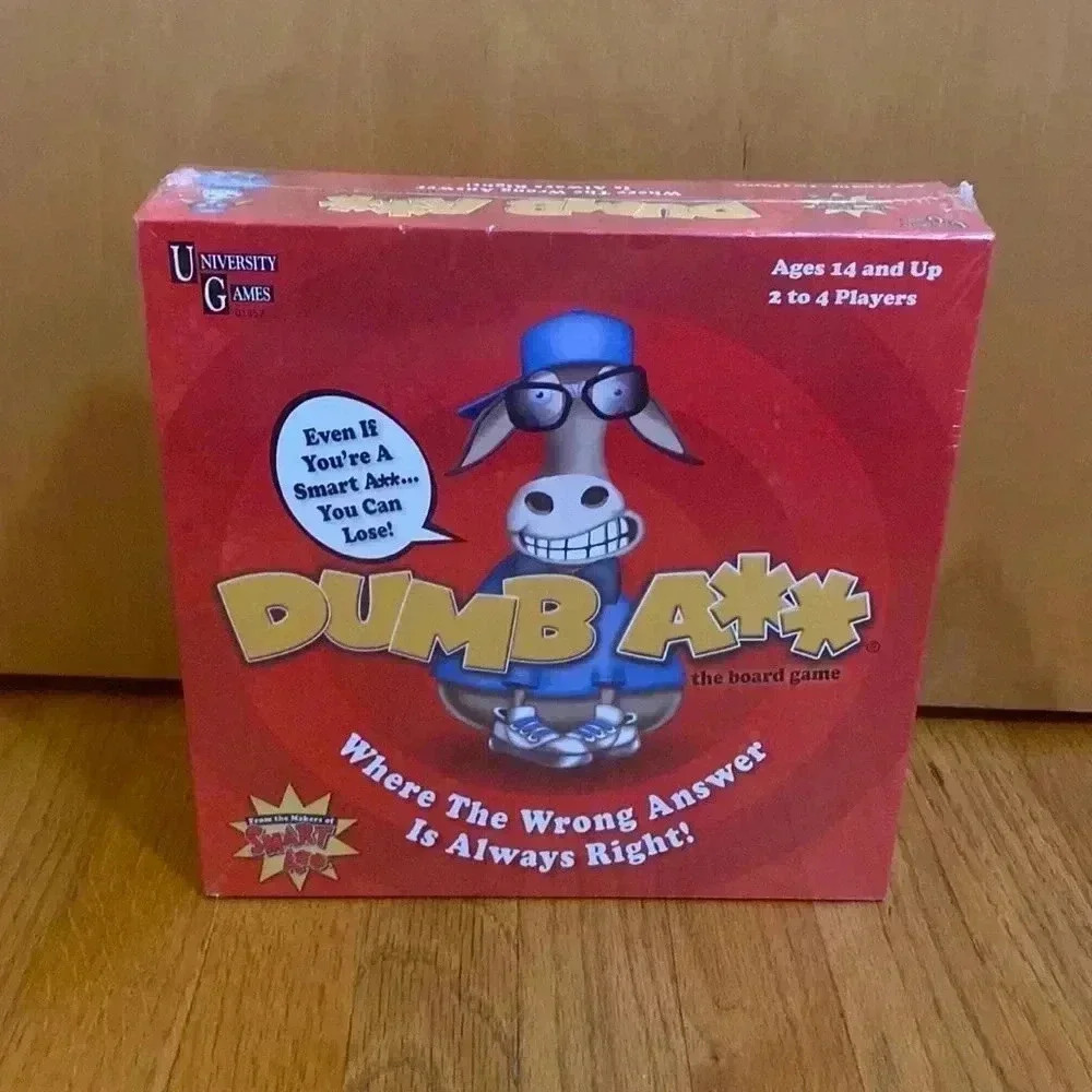 University Games Dumb A** Board Game NWT